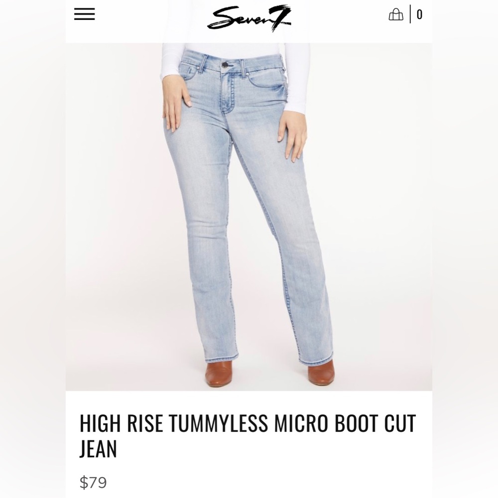NWT Seven7, size 8, jeans